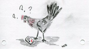 Penfold and a "game-boy"